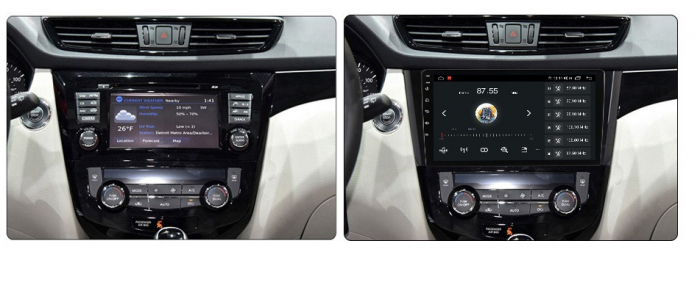 Navigatie Nissan Qashqai Xtrail din 2013-2018, Rezolutie 2K, Display QLED 9.5 inch, 4GB RAM si 64GB ROM, Android, Procesor Octacore, Slot sim 4G, Sunet DSP, Wireless Carplay si Android Auto, Camera Ma [5]