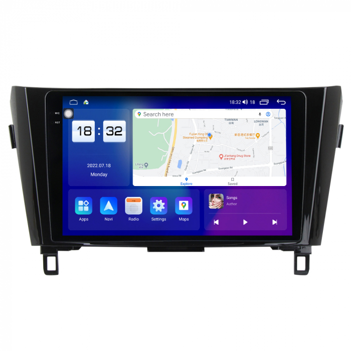 Navigatie Nissan Qashqai Xtrail din 2013-2018, Rezolutie 2K, Ecran QLED 10.5 inch, 8GB RAM si 128GB ROM, Android, Procesor Octacore, Slot sim 4G, Sunet DSP, Wireless Carplay [2]