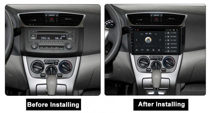 Navigatie Nissan Sylphy 2012-2018 Android 14 , 2GB RAM QLED Carplay [2]