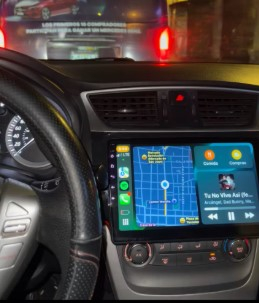 Navigatie Nissan Sylphy 2012 - 2018 Android 14 , 4GB RAM , Procesor Quad Core , Wireless Carplay si Android auto , Display HD Touchscreen, Wi-Fi , Bluetooth, USB [8]