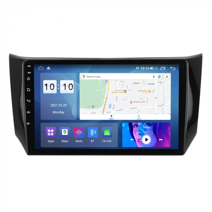 Navigatie Nissan Sylphy 2012 - 2018 Android 14 , 4GB RAM , Procesor Quad Core , Wireless Carplay si Android auto , Display HD Touchscreen, Wi-Fi , Bluetooth, USB [2]