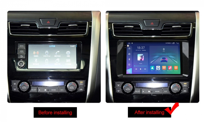 Navigatie Nissan Teana 2013-2018 Rezolutie 2K , 8GB RAM+128GB ROM QLED [4]