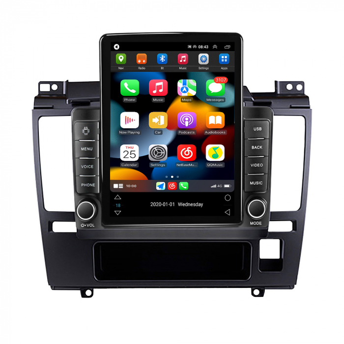 Navigatie Nissan Tiida 2005-2010 Ecran TESLA 9.7 inch, 8 GB RAM si 128 GB ROM, Android 15, Slot Sim 4G, Procesor Octa Core, Carplay Wireless si Android auto, Procesor Sunet Digital DSP, Aplic [2]