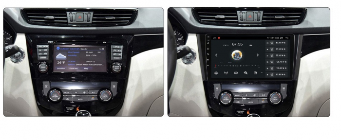 Navigatie Nissan Qashqai si Xtrail ( 2013 - 2018 ) , 2GB RAM + 32 GB ROM , Display 10.1 " , Android , Internet , 4G , Aplicatii , Waze , Wi Fi , Usb , Bluetooth , Mirrorlink [4]