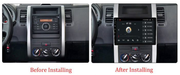 Navigatie Nissan X Trail T31 din 2007 - 2015,  Android 14 , 4GB RAM, Octacore, Slot Sim 4G, DSP, GPS, Wi-FI, Carplay, Android Auto, USB, Bluetooth, Waze, Touchscreen, 9 inch [3]