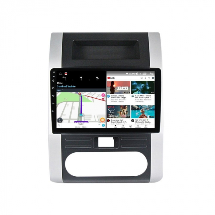 Navigatie Nissan X Trail T31 din 2007 - 2015 Android 14 , 4GB RAM , Procesor Quad Core , Wireless Carplay si Android auto , Display HD Touchscreen, Wi-Fi , Bluetooth, USB [4]