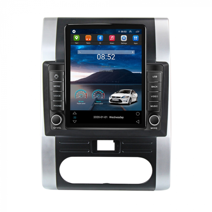 Navigatie Nissan X Trail T31 din 2007 - 2015, Display TESLA 9.5 inch, 2GB RAM si 32GB ROM, Wireless Carplay si Android Auto, Procesor Octacore, Slot sim 4G, Sunet DSP, Camera Marsarier, Bluetooth, USB [2]