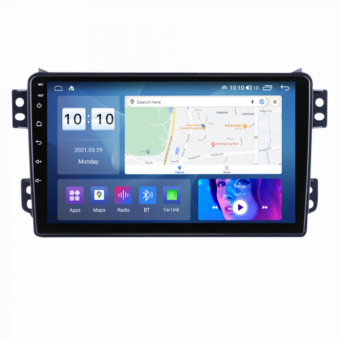 Navigatie Opel Agila din 2007-2014, Android 14, Wireless Carplay si Android Auto, 2GB RAM si 32GB ROM, Display IPS 9 inch, Camera Marsarier, Internet, Aplicatii, Wi Fi, Usb, Bluetooth [4]