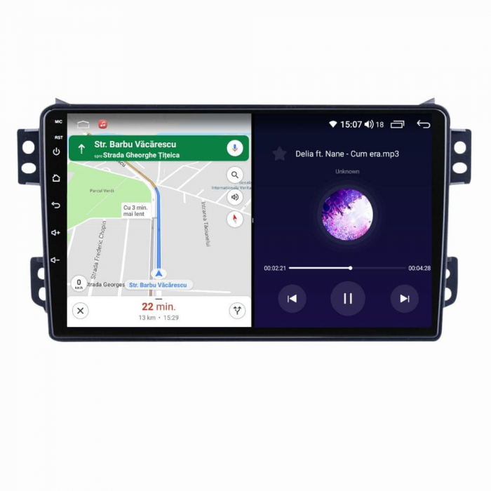 Navigatie Opel Agila din 2007-2014 Android 14 , 4GB RAM , Procesor Quad Core , Wireless Carplay si Android auto , Display HD Touchscreen, Wi-Fi , Bluetooth, USB [4]