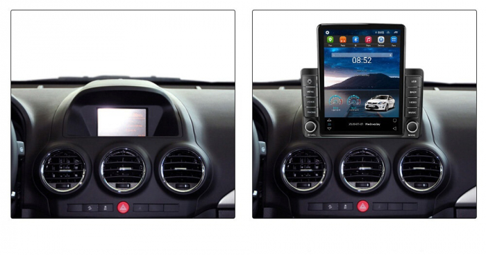 Navigatie Opel Antara din 2006-2017, Display TESLA 9.5 inch, 2GB RAM si 32GB ROM, Wireless Carplay si Android Auto, Procesor Octacore, Slot sim 4G, Sunet DSP, Camera Marsarier, Bluetooth, USB, Wi Fi, [2]