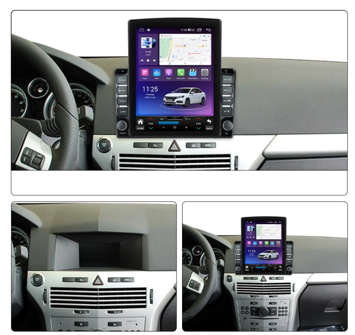 Navigatie Opel Astra H , 2006 - 2014 Android 14 , 4GB RAM Ecran Tesla 9.7 inch , Procesor Octacore, Slot sim 4G, Sunet DSP, Wireless Carplay si Android Auto [2]