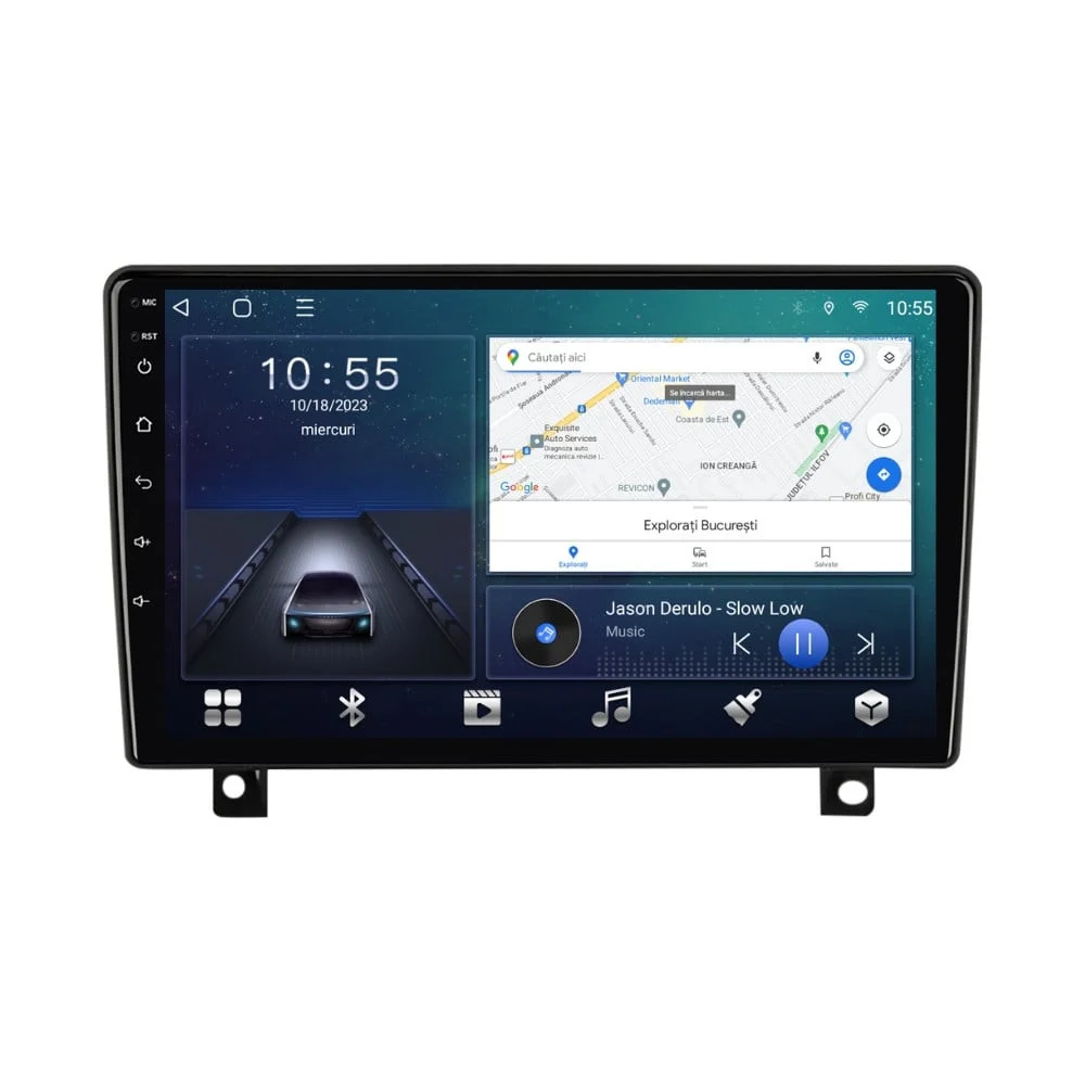 Navigatie Opel Astra H , 2006 - 2014 Rezolutie 2K, Display QLED 9.5 inch, 4GB RAM si 64GB ROM, Android, Procesor Octacore, Slot sim 4G, Sunet DSP, Wireless Carplay si Android Auto, Camera Marsa [2]