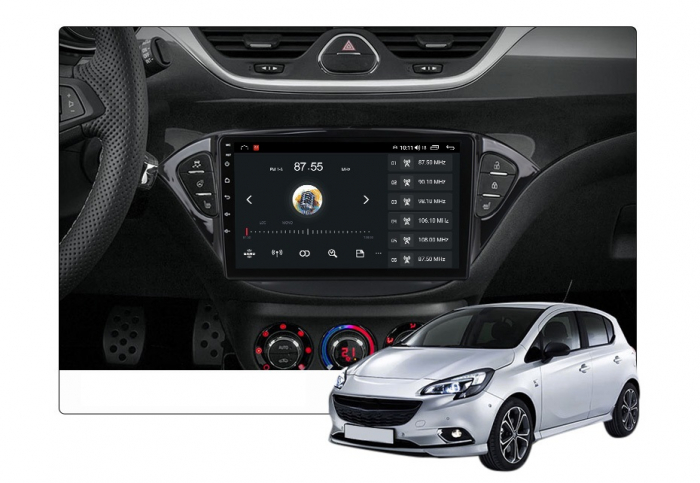 Navigatie Opel Astra H Corsa Vectra C Zafira din 2003-2014 Android 14 , 1GB RAM Carplay [2]