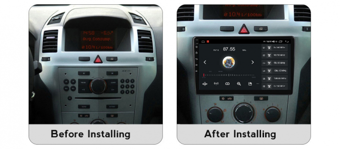 Navigatie Opel Astra H Zafira B din 2004-2014, Android 14, Wireless Carplay si Android Auto, 2GB RAM si 32GB ROM, Display IPS 9 inch, Camera Marsarier, Internet, Aplicatii, Wi Fi, Usb, Bluetooth [3]