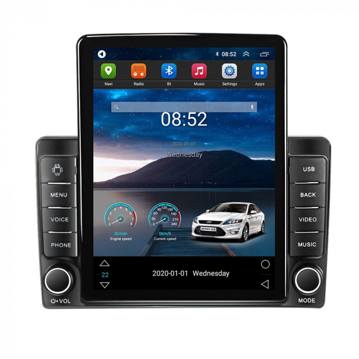 Navigatie Opel Astra H Zafira B din 2004-2014, Display TESLA 9.5 inch, 2GB RAM si 32GB ROM, Wireless Carplay si Android Auto, Procesor Octacore, Slot sim 4G, Sunet DSP, Camera Marsarier, Bluetooth, US [3]