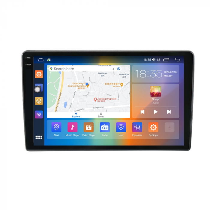 Navigatie Opel Astra H Zafira B din 2004-2014, Rezolutie 2K, Ecran QLED 9.5 inch, 8GB RAM si 128GB ROM, Android, Procesor Octacore, Slot sim 4G, Sunet DSP, Wireless Carplay si Android Auto [4]
