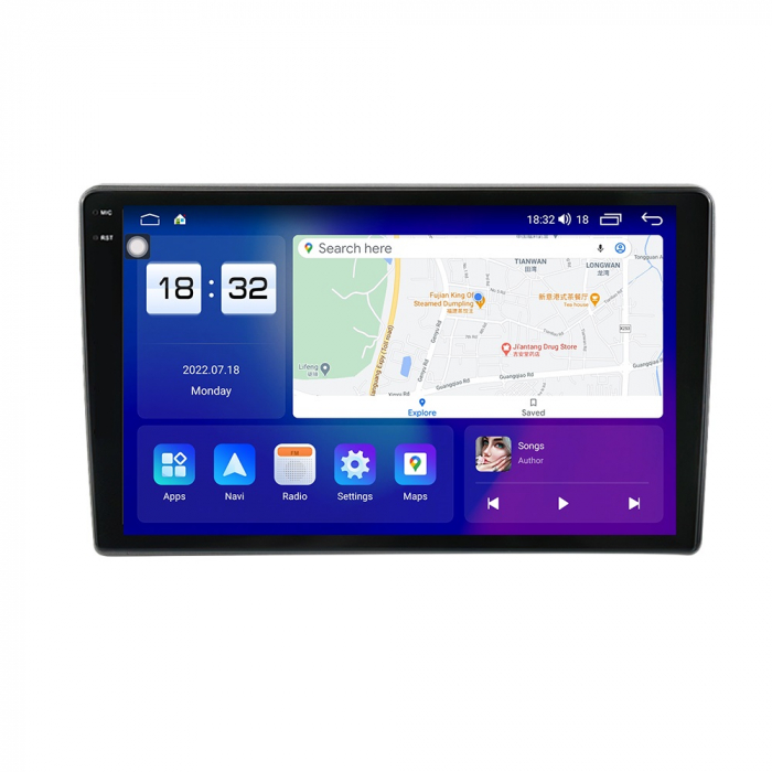 Navigatie Opel Astra H Zafira B din 2004-2014, Rezolutie 2K, Ecran QLED 9.5 inch, 8GB RAM si 128GB ROM, Android, Procesor Octacore, Slot sim 4G, Sunet DSP, Wireless Carplay si Android Auto [3]