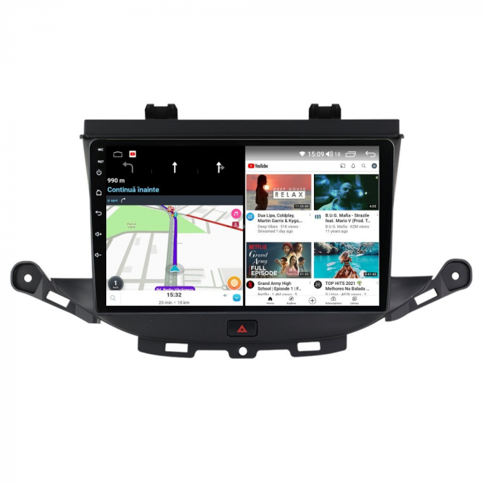 Navigatie Opel Astra K din 2015-2020 Android 14 , 4GB RAM , Procesor Quad Core , Wireless Carplay si Android auto , Display HD Touchscreen, Wi-Fi , Bluetooth, USB [4]