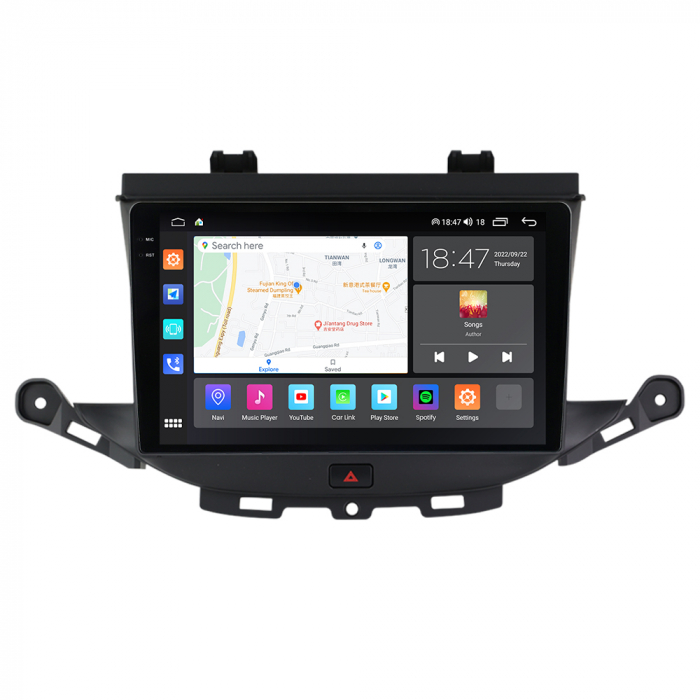 Navigatie Opel Astra K din 2015-2020, Rezolutie 2K, Ecran QLED 9.5 inch, 8GB RAM si 128GB ROM, Android, Procesor Octacore, Slot sim 4G, Sunet DSP, Wireless Carplay si Android Auto [3]