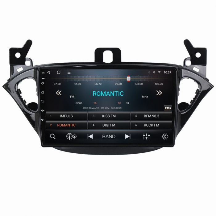 Navigatie Opel Corsa E din 2014-2019 Android 14 , 4GB RAM , Procesor Quad Core , Wireless Carplay si Android auto , Display HD Touchscreen, Wi-Fi , Bluetooth, USB [3]