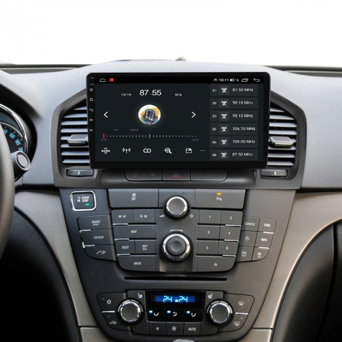 Navigatie Opel Insignia din 2008 - 2013, 8GB RAM si 128GB ROM, Ecran QLED 9 inch, Android 14, Procesor Octacore, Slot sim 4G, Sunet DSP, Wireless Carplay si Android Auto, Camera Marsarier [2]