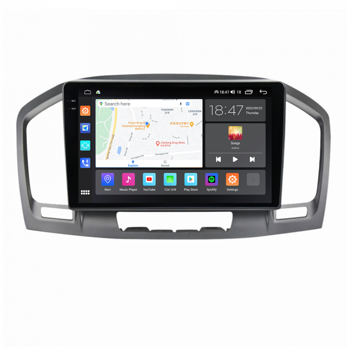 Navigatie Opel Insignia din 2008-2013, Rezolutie 2K, Ecran QLED 9.5 inch, 8GB RAM si 128GB ROM, Android, Procesor Octacore, Slot sim 4G, Sunet DSP, Wireless Carplay si Android Auto [3]