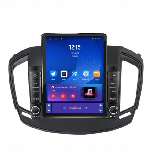 Navigatie Opel Insignia din 2014 - 2017, Ecran TESLA 9.7 inch, 4 GB RAM si 64 GB ROM, Slot Sim 4G, Procesor Octa Core, Carplay integrat, Procesor Sunet Digital DSP, Android, Aplicatii, Usb, Wi Fi, Blu [1]