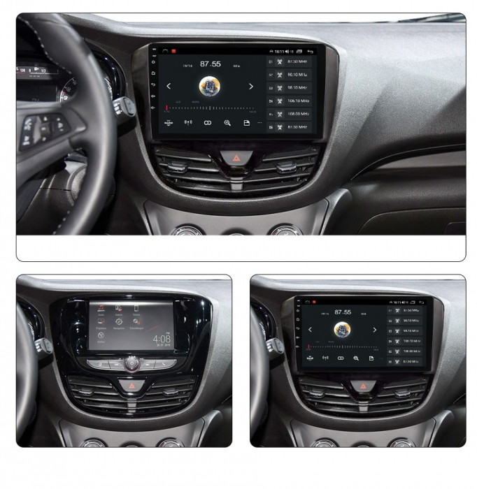 Navigatie Opel Karl din 2015 - 2022,  Android 14 , 4GB RAM, Octacore, Slot Sim 4G, DSP, GPS, Wi-FI, Carplay, Android Auto, USB, Bluetooth, Waze, Touchscreen, 9 inch [6]