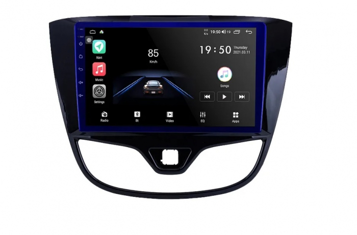 Navigatie Opel Karl din 2015- 2022, 4GB RAM si 64GB ROM, Ecran QLED 9 inch, Android 14, Procesor Octacore, Slot sim 4G, Sunet DSP, Wireless Carplay si Android Auto, Camera Marsarier [2]