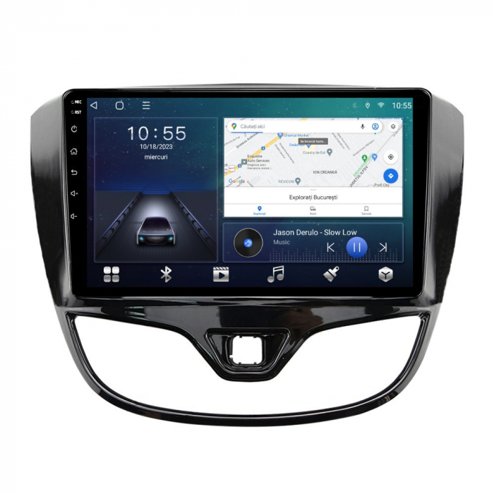 Navigatie Opel Karl din 2015 - 2022 Android 14 , 4GB RAM , Procesor Quad Core , Wireless Carplay si Android auto , Display HD Touchscreen, Wi-Fi , Bluetooth, USB [2]
