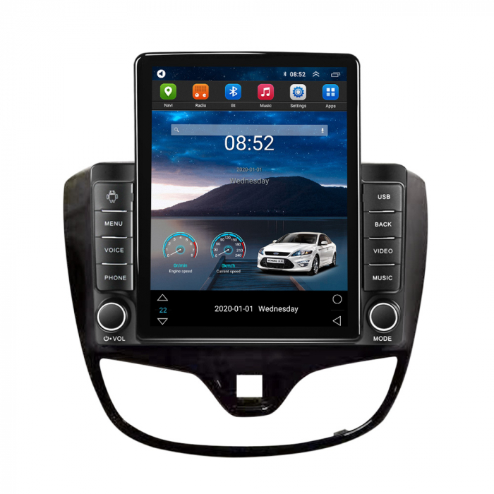 Navigatie Opel Karl din 2015 - 2022, Display TESLA 9.5 inch, 2GB RAM si 32GB ROM, Wireless Carplay si Android Auto, Procesor Octacore, Slot sim 4G, Sunet DSP, Camera Marsarier, Bluetooth, USB, Wi Fi, [2]
