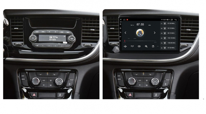 Navigatie Opel Mokka 2 din 2016 - 2021, 8GB RAM si 128GB ROM, Ecran QLED 9 inch, Android 14, Procesor Octacore, Slot sim 4G, Sunet DSP, Wireless Carplay si Android Auto, Camera Marsarier [2]
