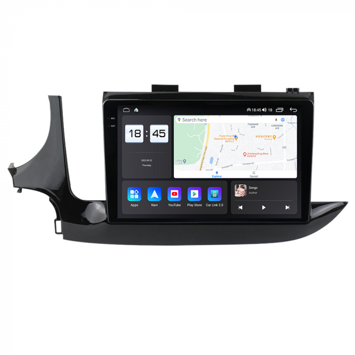 Navigatie Opel Mokka 2 din 2016-2021, Rezolutie 2K, Display QLED 9.5 inch, 4GB RAM si 64GB ROM, Android, Procesor Octacore, Slot sim 4G, Sunet DSP, Wireless Carplay si Android Auto, Camera Marsarier, [6]
