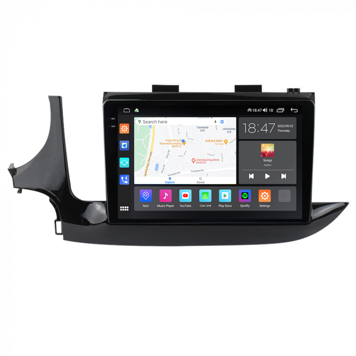 Navigatie Opel Mokka 2 din 2016-2021, Rezolutie 2K, Display QLED 9.5 inch, 4GB RAM si 64GB ROM, Android, Procesor Octacore, Slot sim 4G, Sunet DSP, Wireless Carplay si Android Auto, Camera Marsarier, [4]