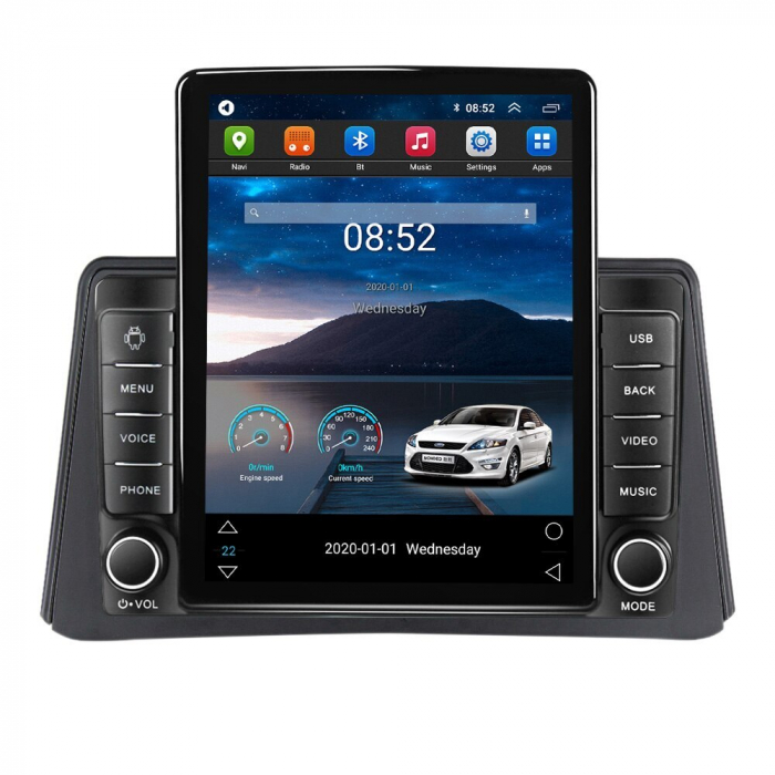Navigatie Opel Mokka din 2012 - 2016, Ecran TESLA 9.7 inch, 4 GB RAM si 64 GB ROM, Slot Sim 4G, Procesor Octa Core, Carplay integrat, Procesor Sunet Digital DSP, Android, Aplicatii, Usb, Wi Fi, Blueto [3]