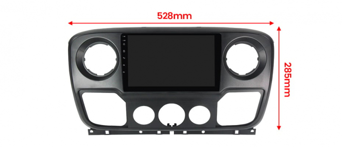 Navigatie OPEL MOVANO , 2021 - 2024 , 8GB RAM si 128GB ROM, Ecran QLED 9 inch, Android 14, Procesor Octacore, Slot sim 4G, Sunet DSP, Wireless Carplay si Android Auto [4]