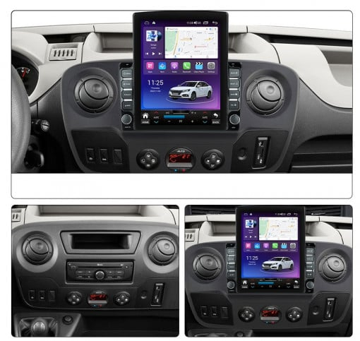 Navigatie OPEL MOVANO , 2021 - 2024 , Display TESLA 9.5 inch, 2GB RAM si 32GB ROM, Wireless Carplay si Android Auto, Procesor Octacore, Slot sim 4G, Sunet DSP, Camera Marsarier, Bluetooth, USB [2]