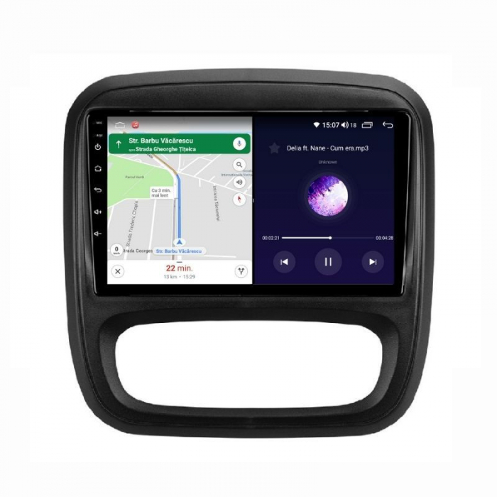 Navigatie Opel Vivaro din 2014 - 2018 Android 14 , 4GB RAM , Procesor Quad Core , Wireless Carplay si Android auto , Display HD Touchscreen, Wi-Fi , Bluetooth, USB [4]