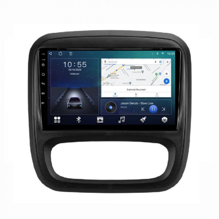 Navigatie Opel Vivaro din 2014 - 2018 Android 14 , 4GB RAM , Procesor Quad Core , Wireless Carplay si Android auto , Display HD Touchscreen, Wi-Fi , Bluetooth, USB [2]