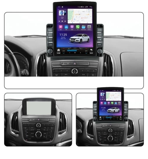 Navigatie OPEL ZAFIRA , TOURER C , 2011 - 2016, Ecran TESLA 9.5 inch, 4 GB RAM si 64 GB ROM, Slot Sim 4G, Procesor Octa Core, Carplay integrat, Procesor Sunet Digital DSP [2]