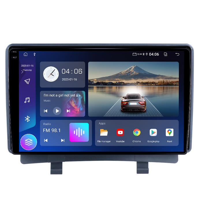 Navigatie OPEL ZAFIRA , TOURER C , 2011 - 2016, Rezolutie 2K, Ecran QLED 9.5 inch, 8GB RAM si 128GB ROM, Android, Procesor Octacore, Slot sim 4G, Sunet DSP, Wireless Carplay [4]