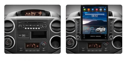 Navigatie Peugeot 2008 , 2018 - 2024 Ecran TESLA 9.7 inch, 8 GB RAM si 128 GB ROM, Android 15, Slot Sim 4G, Procesor Octa Core, Carplay Wireless si Android auto, Procesor Sunet Digital DSP [3]