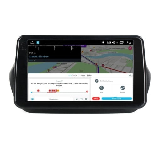 Navigatie Peugeot 2008 , 2018 - 2024 8GB RAM si 128GB ROM, Ecran QLED 9 inch, Android 14, Procesor Octacore, Slot sim 4G, Sunet DSP, Wireless Carplay si Android Auto [5]