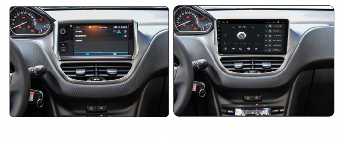 Navigatie Peugeot 208 / 2008 ( 2012 - 2020 ) 4 GB RAM si 64 GB ROM, Slot Sim 4G, Procesor Octa Core, Carplay, Sunet DSP, Android, Aplicatii, Usb, Wi Fi, Bluetooth [4]