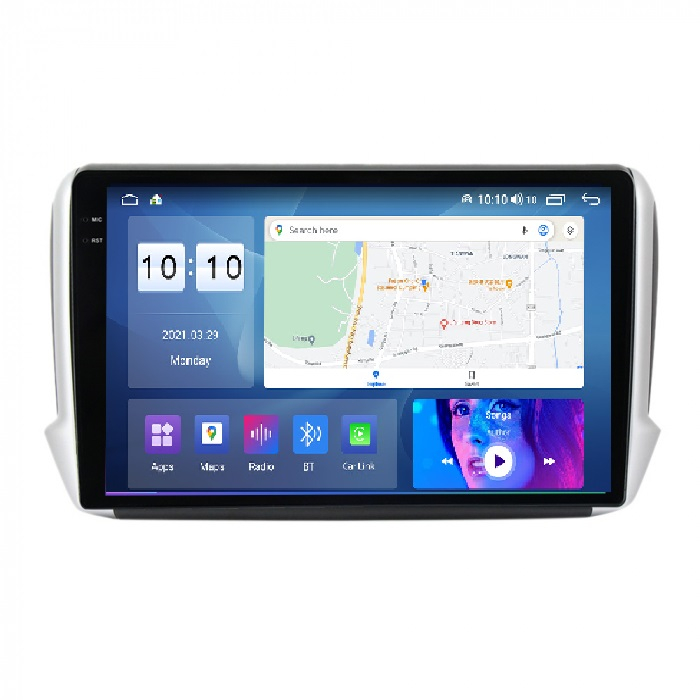 Navigatie Peugeot 208 / 2008 ( 2012 - 2020 ) , Android 14, 2GB RAM si 32GB ROM, Display IPS 9 inch, Camera Marsarier, Internet, Aplicatii, Wi Fi, Usb, Bluetooth [1]
