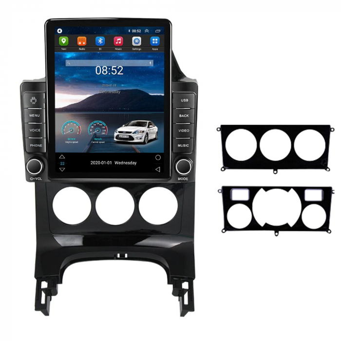 Navigatie Peugeot 3008 Citroen 3008, Ecran TESLA 9.7 inch, 4 GB RAM si 64 GB ROM, Slot Sim 4G, Procesor Octa Core, Carplay integrat, Procesor Sunet Digital DSP, Android, Aplicatii, Usb, Wi Fi [3]