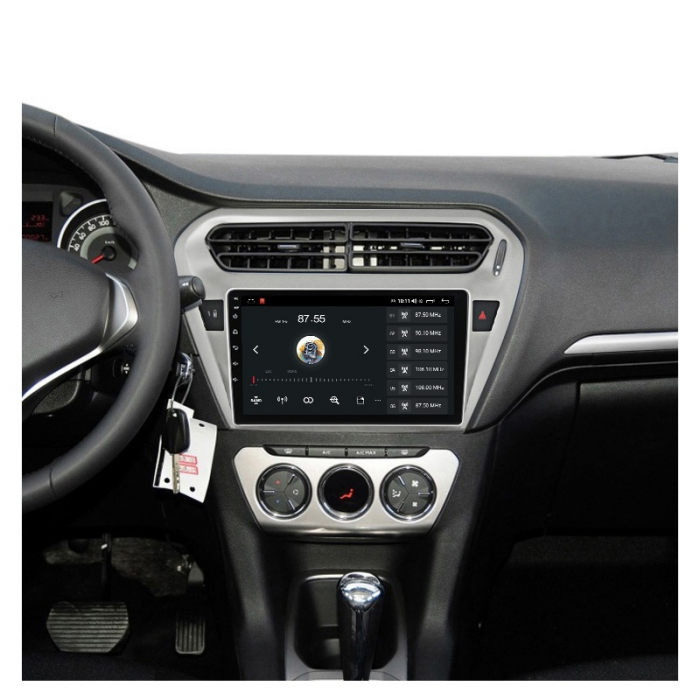 Navigatie Peugeot 301 ( 2012 - 2016 )  , Android , 2 GB RAM +32 GB ROM , Display 9 " , Internet , 4G , Aplicatii , Waze , Wi Fi , Usb , Bluetooth , Mirrorlink [3]
