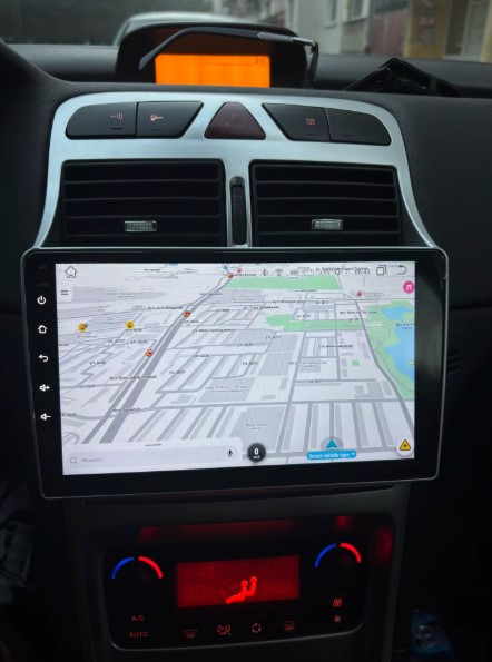 Navigatie Peugeot 307 din 2002 - 2013, 8GB RAM si 128GB ROM, Ecran QLED 9 inch, Android 14, Procesor Octacore, Slot sim 4G, Sunet DSP, Wireless Carplay si Android Auto, Camera Marsarier [7]