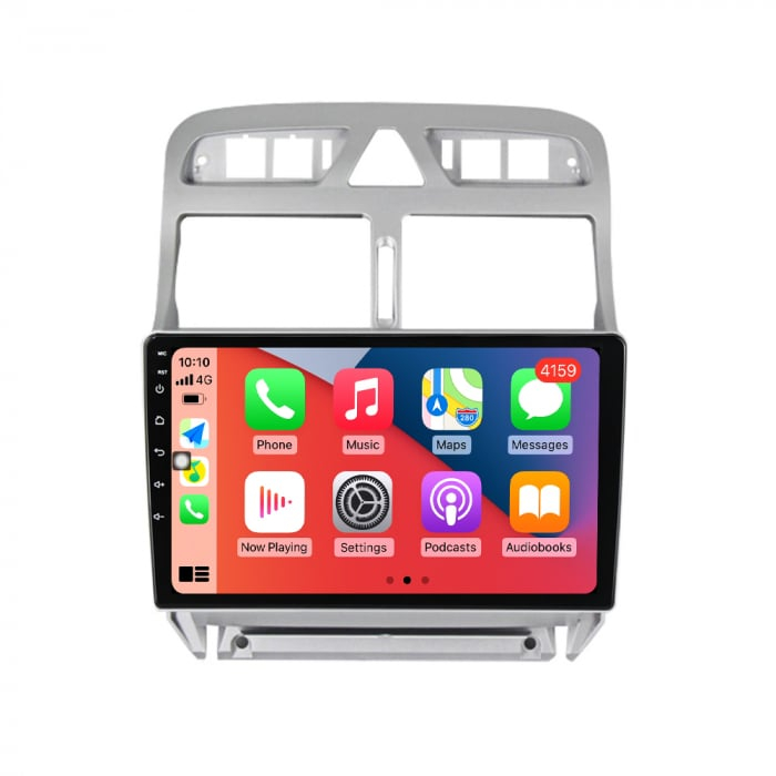 Navigatie Peugeot 307 din 2002-2013, Android 14 , 4GB RAM, Octacore, Slot Sim 4G, DSP, GPS, Wi-FI, Carplay, Android Auto, USB, Bluetooth, Waze, Touchscreen, 9 inch [5]