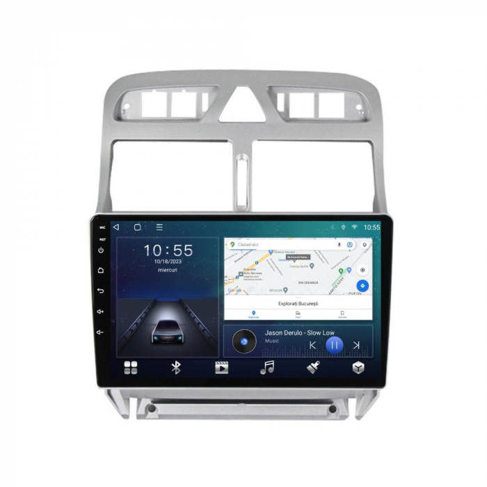 Navigatie Peugeot 307 din 2002-2013 Android 14 , 4GB RAM , Procesor Quad Core , Wireless Carplay si Android auto , Display HD Touchscreen, Wi-Fi , Bluetooth, USB [2]